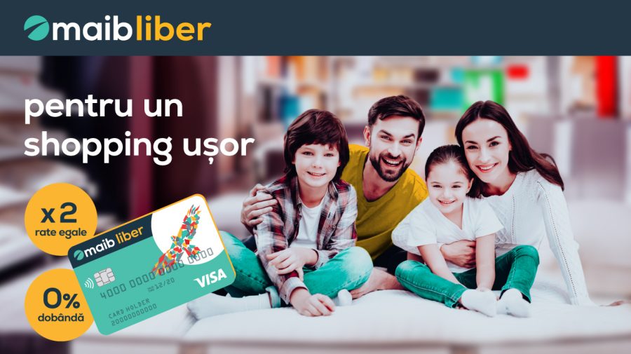 Maib liber relansează promoția privind dublarea ratelor la cumpărături cu 0% dobândă