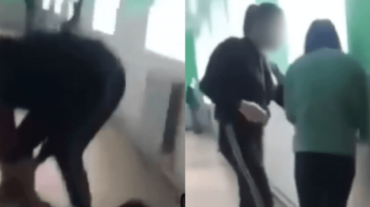 VIDEO şocant de la Floreşti: Adolescentă, trântită la podea şi bătută cu pumnii de o colegă, chiar pe holul şcolii
