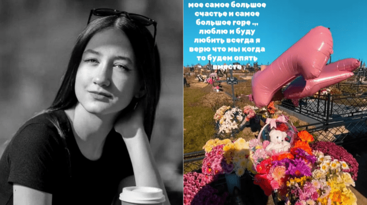 Fetița tamponată de un troleibuz la Ciocana ar fi împlinit 14 ani. Mama i-a legat baloane-cifre de crucea de la mormânt