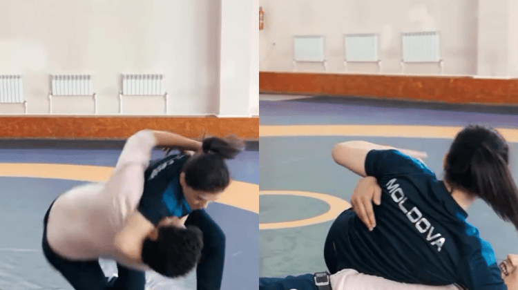 VIDEO Performanță pe saltea între Anastasia Nichita și Radu Marian: Politicianul a recunoscut că îi place fotbalul