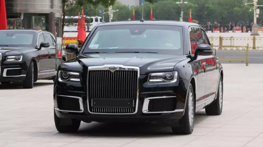Limuzina blindată a lui Putin i-a impresionat pe ceilalți dictatori în China: cât costă modelul Aurus Senat