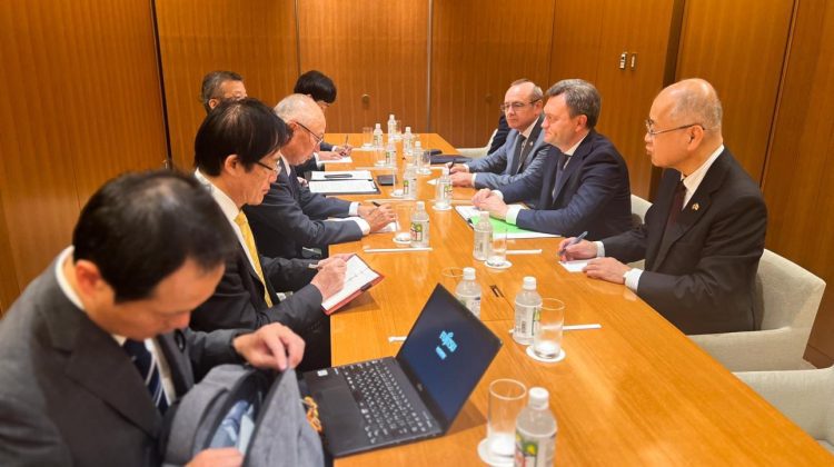 Dorin Recean, discuții la Tokio despre investiții și proiecte de dezvoltare pentru Moldova