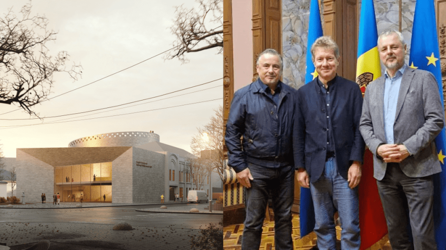 5 ani de la incendiu: Ministrul Culturii discută cu arhitectul Thorsten Kock despre reconstrucția Filarmonicii