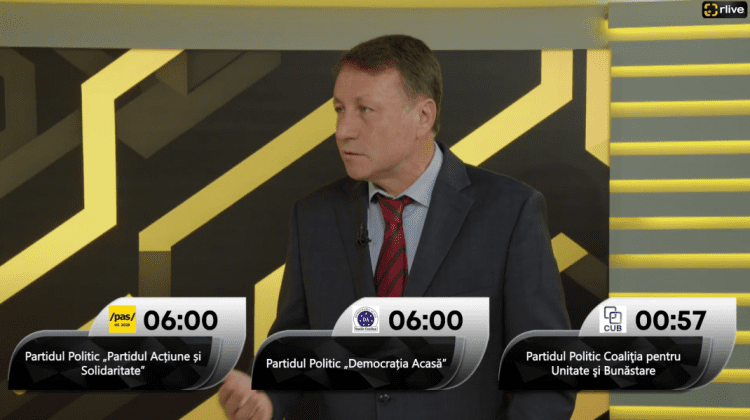 Dezbatere electorală la RLIVE TV. CUB: Suntem europeni nu doar prin geografie și naștere, ci și prin convingere