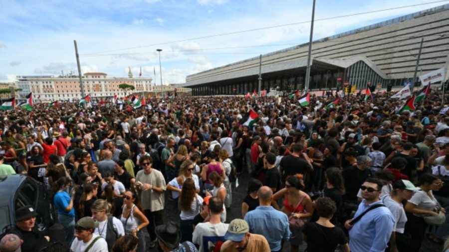 Italia: Proteste și grevă generală împotriva războiului din Gaza. Transportul, școlile și spitalele sunt paralizate