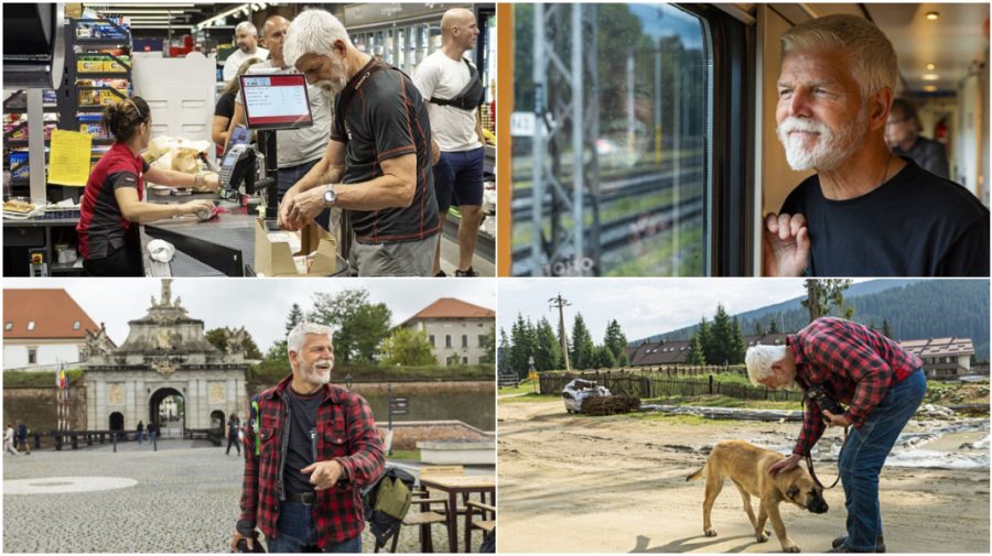 Aventurile președintelui Cehiei în România. A ajutat un bolnav de epilepsie și s-a dus singur la supermarket