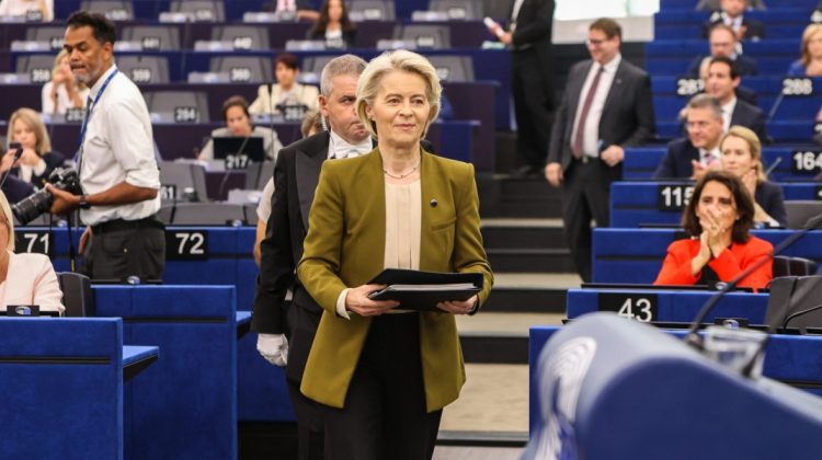 VIDEO Ursula von der Leyen a menționat Moldova în primul său discurs privind starea Uniunii de la realegerea în funcție