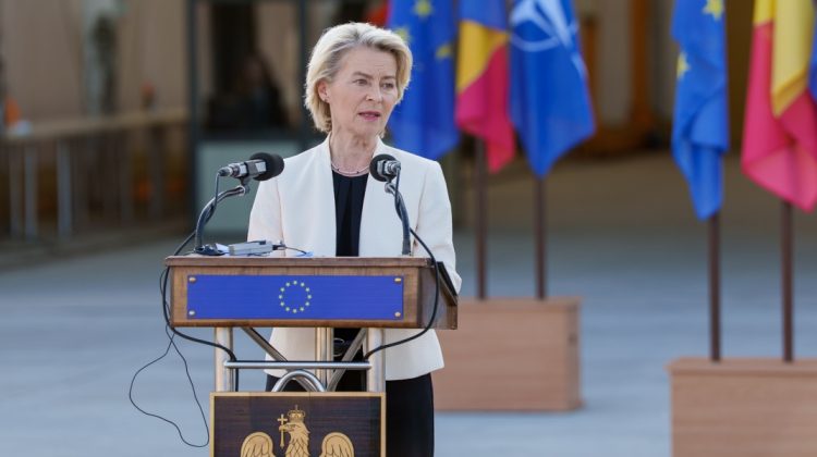 VIDEO Ursula von der Leyen, de pe țărmul românesc al Mării Negre: Vom fi mereu alături de moldoveni