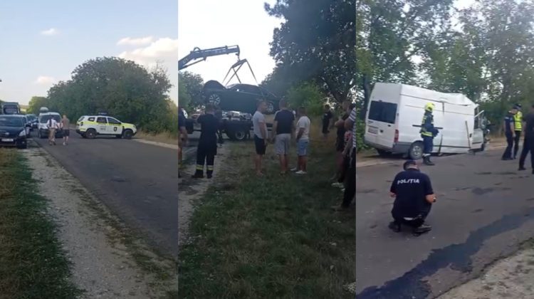 VIDEO Un minor a ajuns la spital după ce trei mașini s-au lovit grav la Glodeni. Unul dintre șoferi nu avea permis