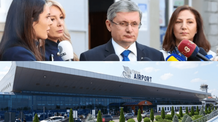 VIDEO Conflict între Igor Grosu și un post TV afiliat lui Șor: Aeroportul nu este închis; este închis pentru bandiți