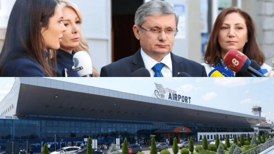 VIDEO Conflict între Igor Grosu și un post TV afiliat lui Șor: Aeroportul nu este închis; este închis pentru bandiți