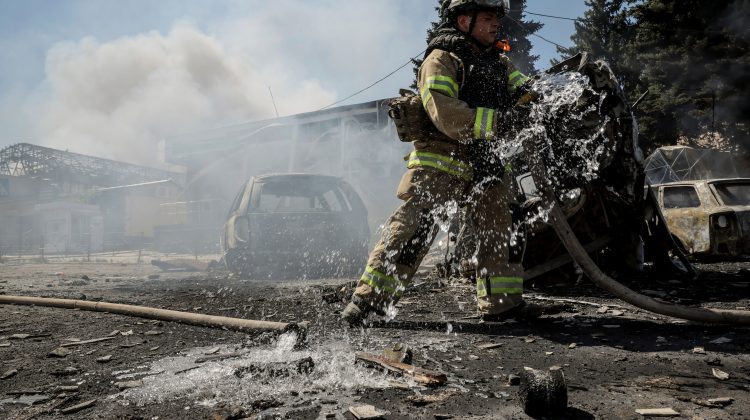 Centrala nucleară Zaporojie din Ucraina, zguduită din nou de bombardamente