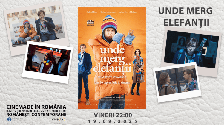 CineMADE in România: Filmul „Unde merg elefanții”, la 22:00, la RLIVE TV