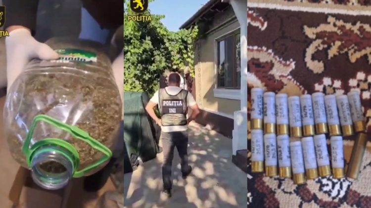 Droguri și muniții sub același acoperiș. Percheziții la un bărbat din Cahul