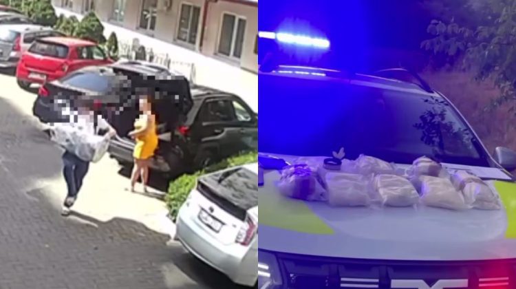 Opt kilograme de droguri, confiscate de polițiștii din Chișinău. Patru persoane reținute