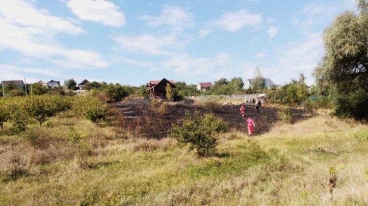 O femeie a decedat încercând să stingă un incendiu de vegetație la Ialoveni