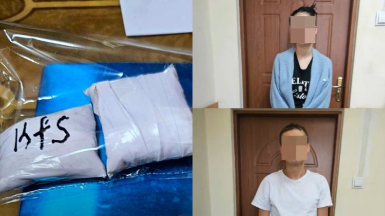 VIDEO Droguri de aproape jumătate de milion de lei, confiscate de polițiști. Doi bălțeni – reținuți