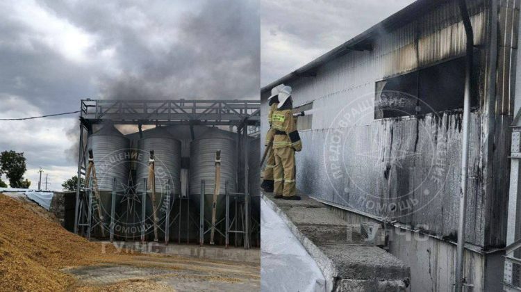 Incendiu la un complex zootehnic din stânga Nistrului. O încăpere a ars aproape complet