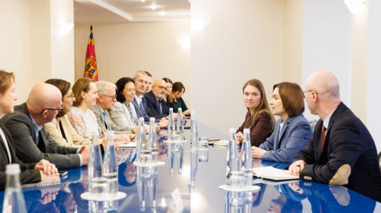 Maia Sandu s-a întâlnit cu europarlamentarii veniți să observe alegerile de duminică. Despre ce au discutat