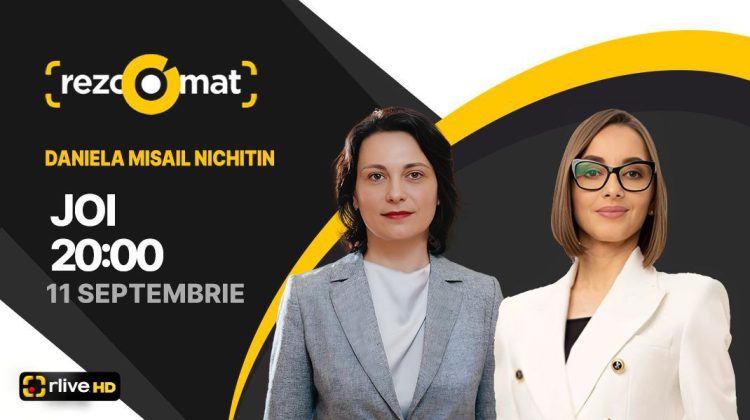 Ministra Afacerilor Interne, Daniela Misail-Nichitin, este invitata emisiunii Rezoomat!