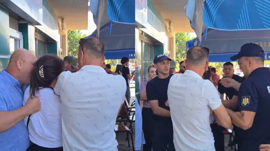 VIDEO Protest neautorizat la Orhei. Mai mulți simpatizanți Șor s-au luat la îmbrâncit cu polițiștii