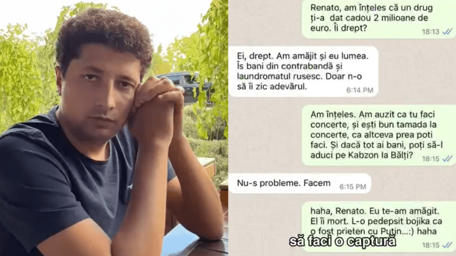 VIDEO Chat fals între Radu Marian și Renato Usatîi: „Am auzit că ești bună tamada la concerte”