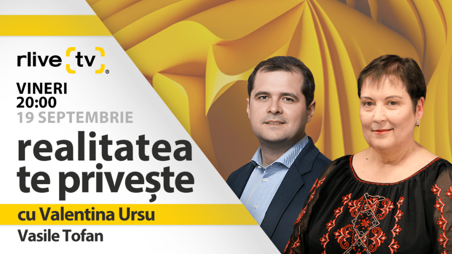 Vasile Tofan, invitat la emisiunea „Realitatea te privește”, ediția din 19 septembrie