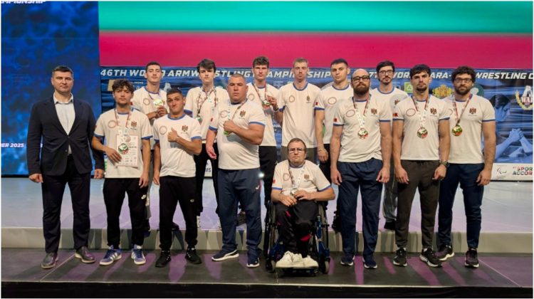 FOTO Performanță impresionantă: Lotul național de para-armwrestling s-a întors acasă cu 11 medalii