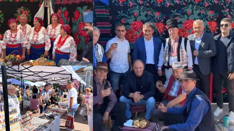 VIDEO Liderii Blocului „Alternativa”, surprinși la un festival din Taraclia. S-au fotografiat cu vizitatorii și au discutat cu meșteșugarii