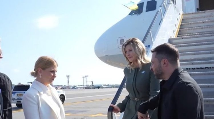 VIDEO Zelenski a sosit la New York. Urmează discuții oficiale cu președintele SUA