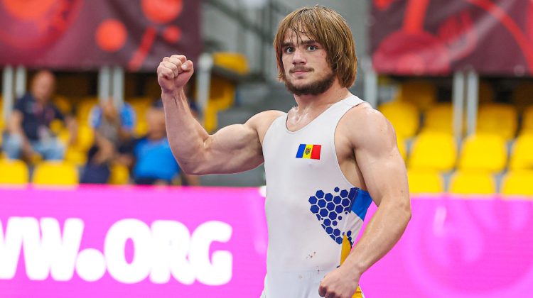 Moldova, din nou pe podium: Luptătorul de stil greco-roman Alexandrin Guțu a câștigat medalia de aur