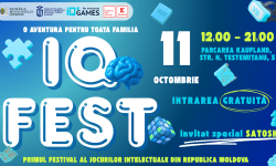 „IQ FEST” – Primul festival de jocuri intelectuale va avea loc la Chișinău