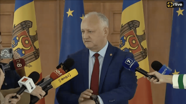 VIDEO Igor Dodon, înainte de consultări cu președinta: Suntem oameni de stat