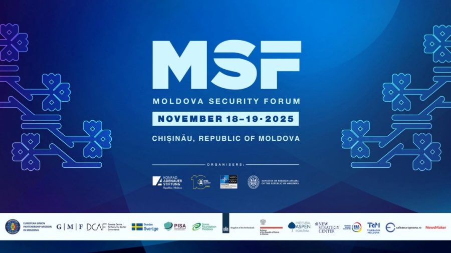 Moldova Security Forum 2025: Chișinăul devine, din nou, centrul dezbaterilor despre securitatea regională