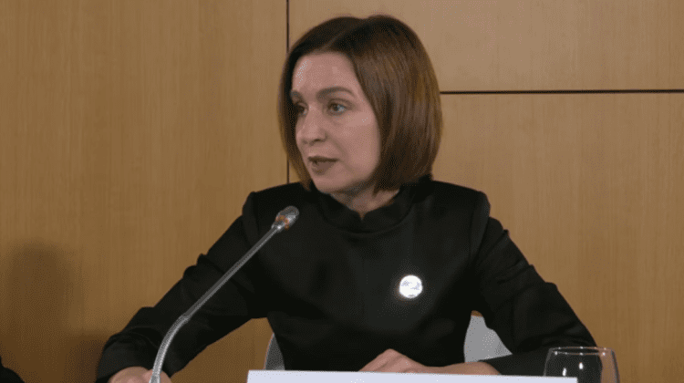 Maia Sandu, la Paris: Pacea nu va supraviețui fără integritate digitală; libertatea de exprimare nu e pentru roboți