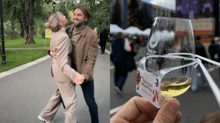 De Ziua Vinului, viitorul deputat-fost fotbalist Maxim Potîrniche „și-a jucat femeia” în centrul capitalei