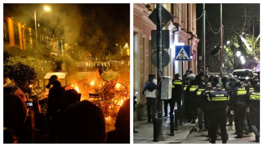 Proteste violente la Tbilisi: manifestanții au încercat să ia cu asalt palatul prezidențial