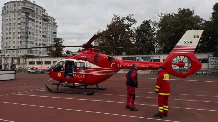 Intervenție transfrontalieră SMURD: băiat operat la Iași, adus la Institutul Mamei și Copilului