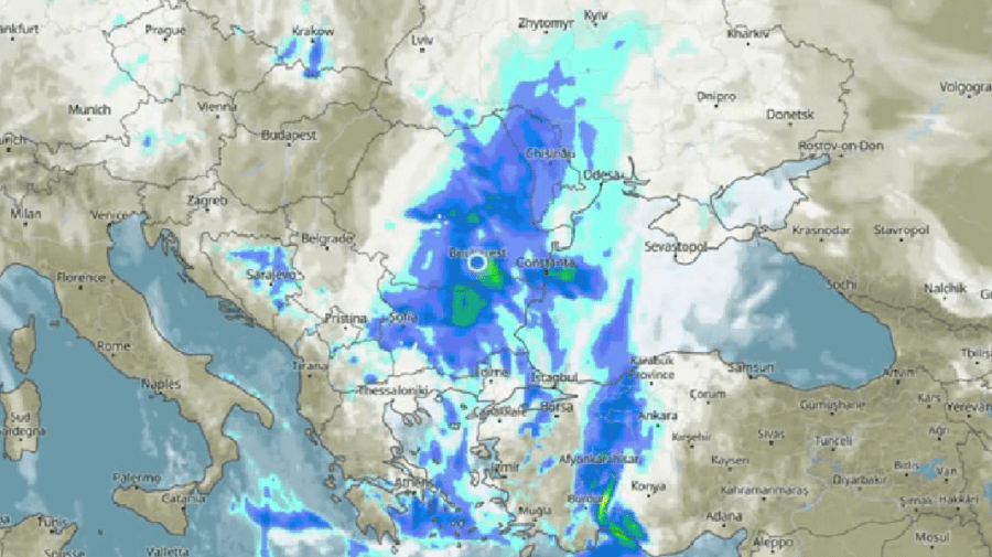 Furtuna Barbara lovește Europa: Republica Moldova se află sub influența fenomenului meteo