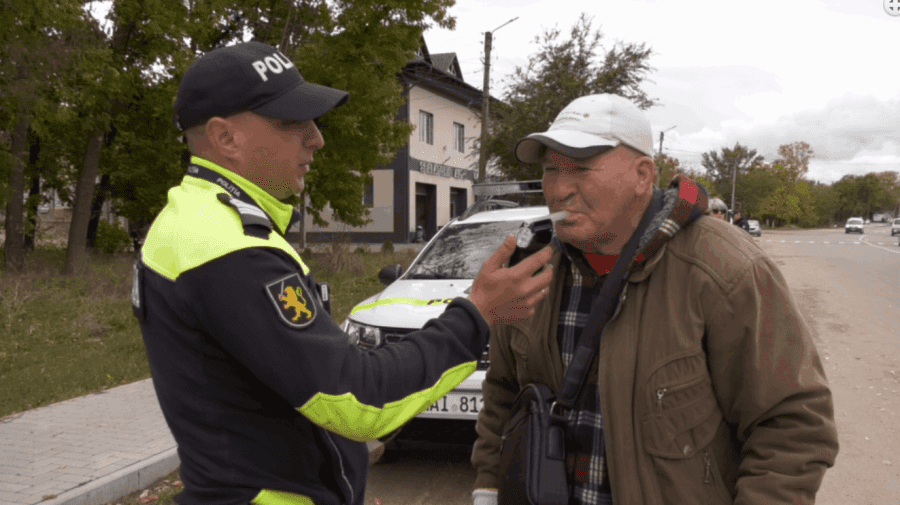 ”După 40 de ani fără alcool, tot a suflat în fiolă” – povestea unui biciclist din Căușeni