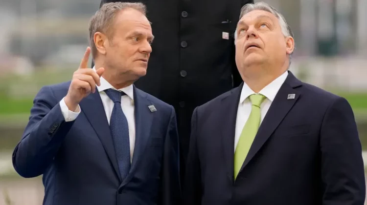 VIDEO Orban și Tusk s-au „împuns” la Copenhaga, în fața jurnaliștilor: „Cine este de partea cui în acest război”