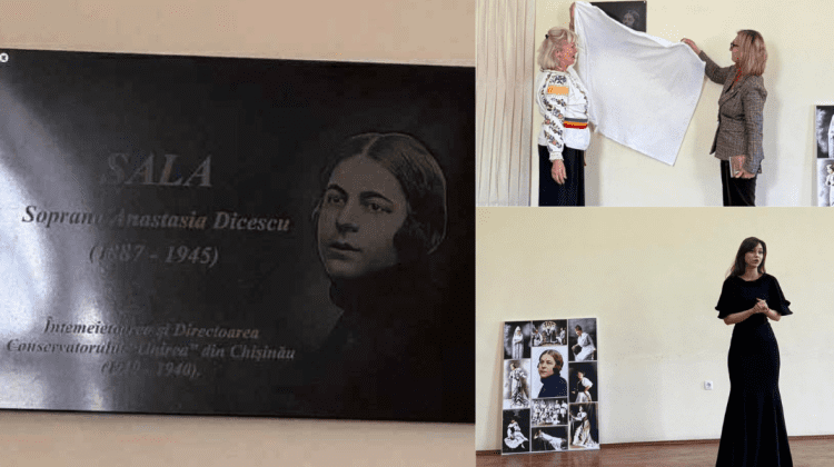 Soprana Anastasia Dicescu, comemorată la Chișinău: Recunoaștem moștenirea care inspiră generații de muzicieni