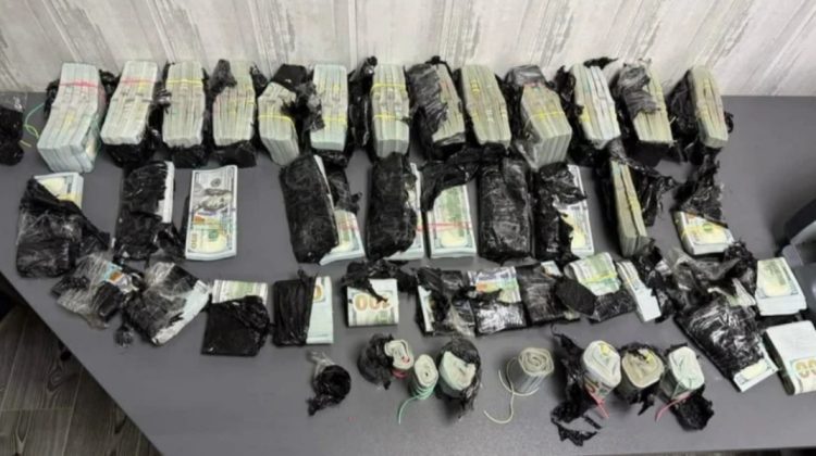 Captură URIAȘĂ: O femeie prinsă cu aproape un milion de dolari ascunși sub capotă