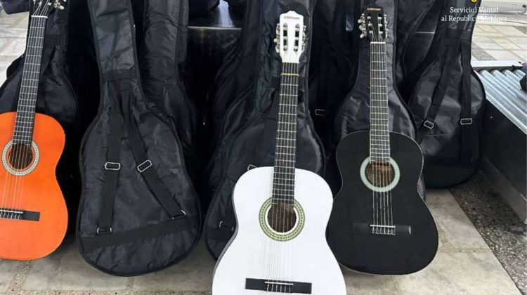 Contrabandă cu chitare la Leușeni: 20 de instrumente muzicale erau ascunse în mașini importate