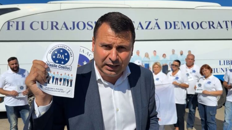 CEC sancționează Partidul „Democrația Acasă”, condus de Vasile Costiuc pentru lipsa transparenței în campania online
