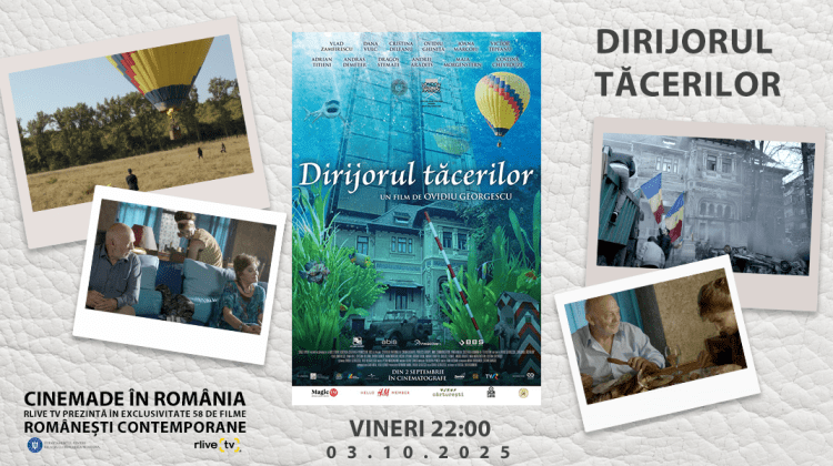 CineMADE in Romania: Urmăriți filmul „Dirijorul tăcerilor” cu Maia Morgenstern începând cu 22:00 la RLIVE TV  