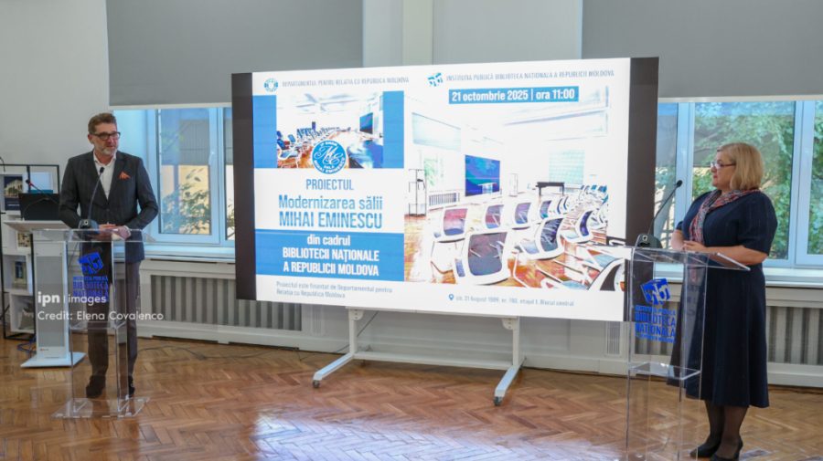 Biblioteca Națională redeschide sala modernizată „Mihai Eminescu”
