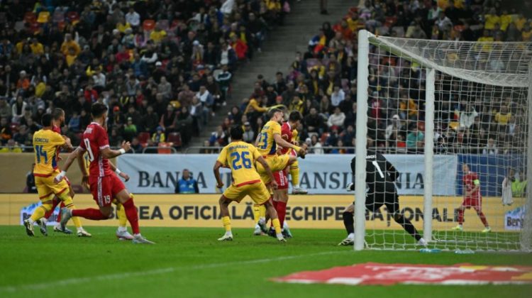 România a învins Moldova într-un meci amical de fotbal