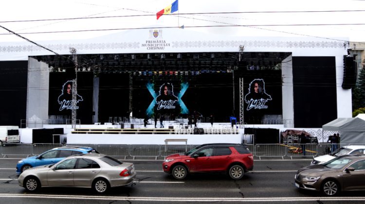Chișinăul se pregătește de hram: Scena e montată, iar artiștii fac ultimele repetiții