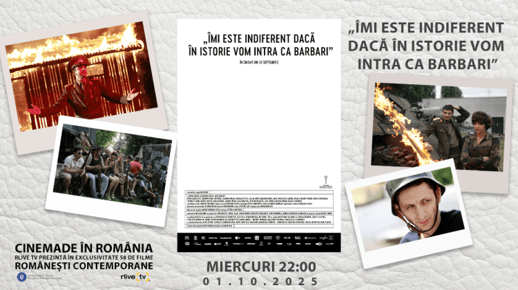 CineMADE in România: Filmul „Îmi este indiferent dacă în istorie vom intra ca barbari”, de la 22:00 la RLIVE TV